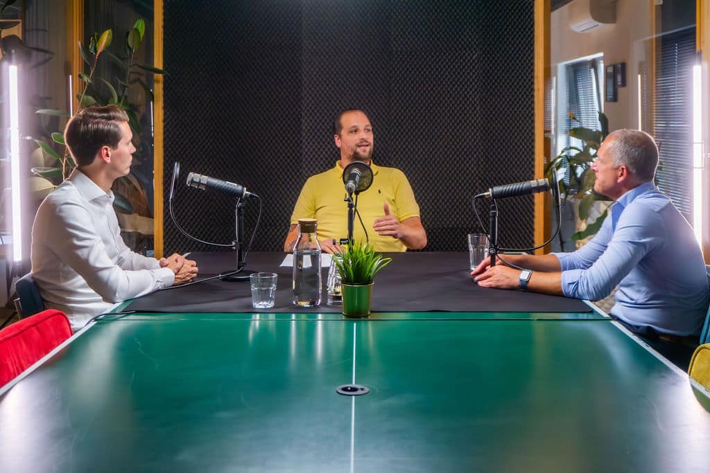 Tellers business podcast setting 2