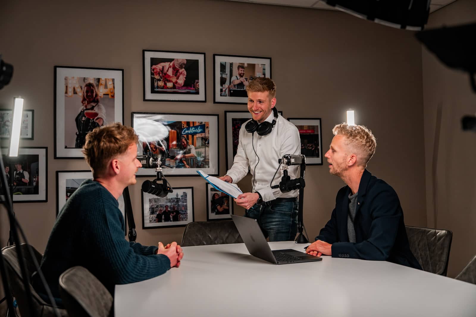Zakelijke podcast briefing